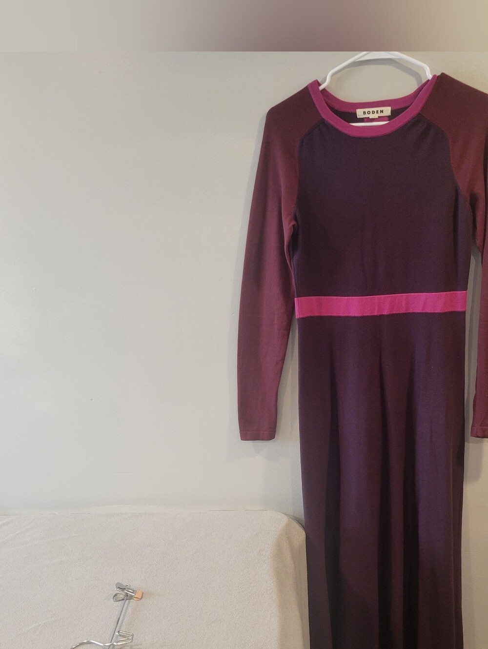 Boden Sam Colorblock Knitted Maxi Dress size 6 Regular